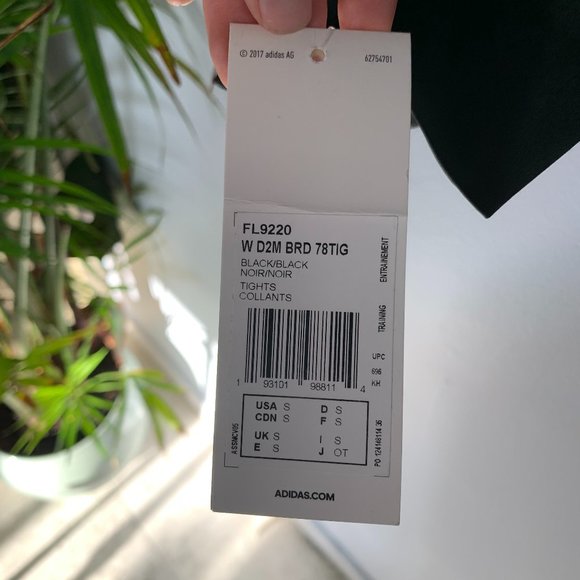 NWT ADIDAS LEGGINGS CLIMALITE - Picture 6 of 6